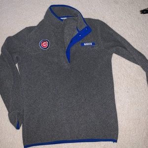 Cubs Fleece Sweatshirt/ Quarter Button